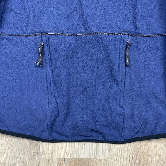 Nike Jacket Mens Medium Blue Therma-Fit Fleece Full Zip Back Zip Pockets Gym - Picture 7 of 11